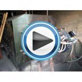 【现场视频】任丘某酒厂 沼气燃烧器 现场