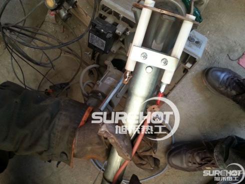 河北任丘某热风炉燃烧器维修1