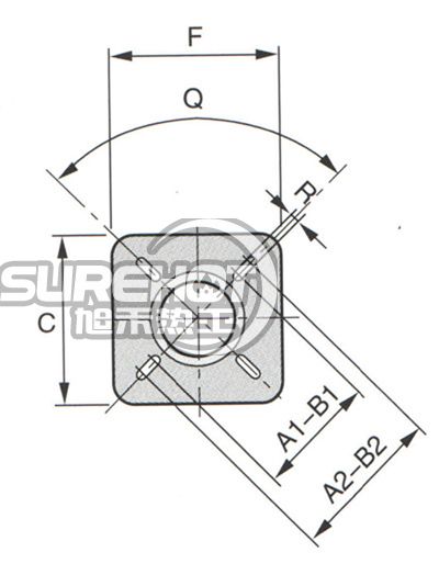 利雅路FS20燃烧器法兰盘尺寸