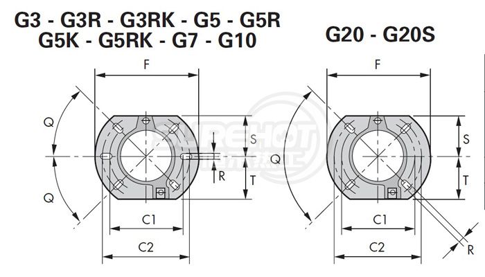 利雅路40 G20S法兰尺寸 