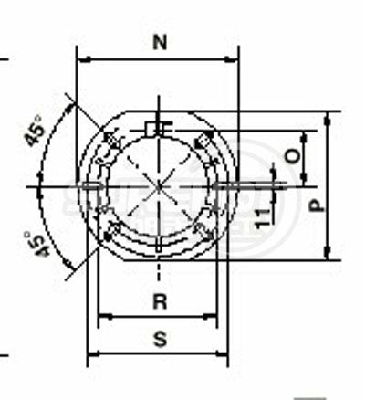 利雅路GULLIVER RS5D燃烧器法兰盘尺寸