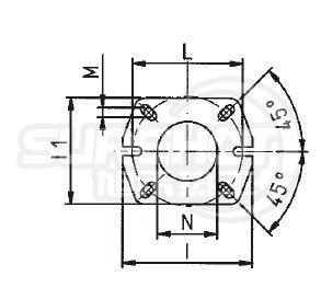 百得BTL3燃烧器法兰图