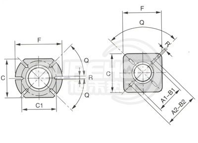 利雅路40 GS10燃烧器法兰盘尺寸