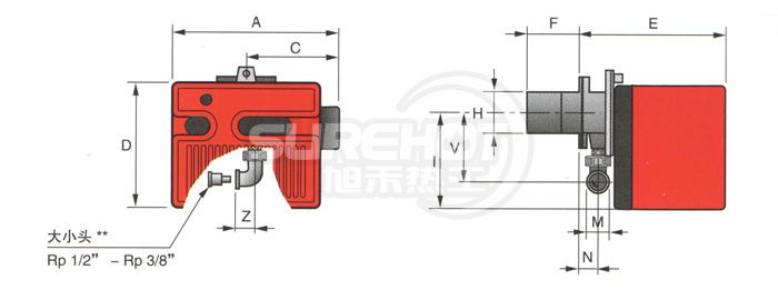 利雅路40 GS10外型尺寸图