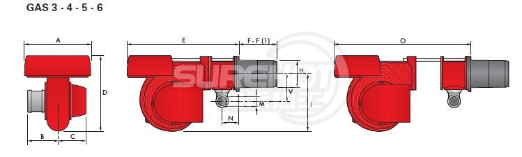 利雅路GAS4外型尺寸图