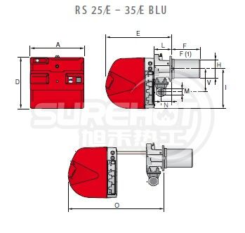 利雅路RS25/M外型尺寸图