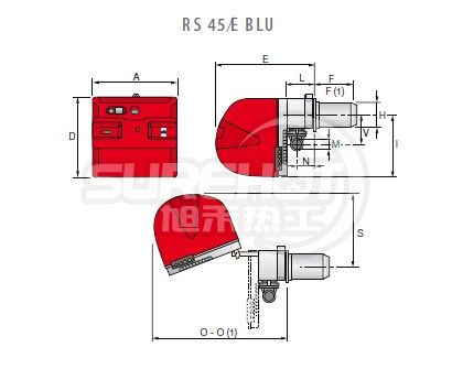 利雅路RS45/M外型尺寸图