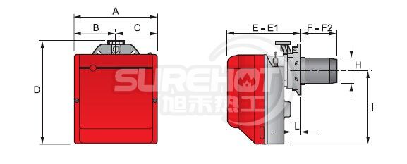 利雅路GULLIVER BS2D外型尺寸图